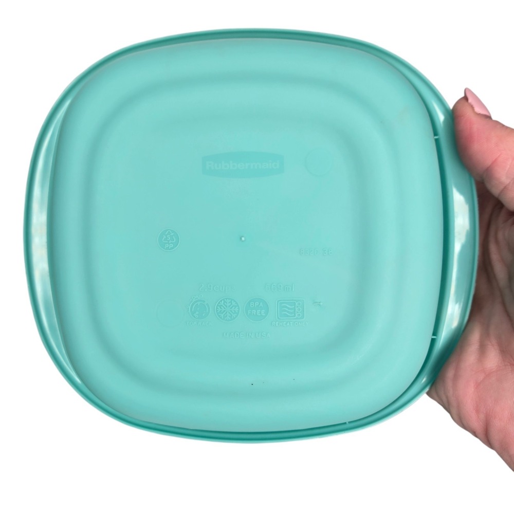 Rubbermaid TakeAlongs Food Storage Container Set 18 Pc Teal BPA Free w/ Lids USA - Picture 8 of 8